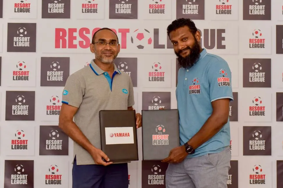 Ismail Mufeed, public relations for Resort League and Ahmed Saeed, General Manager for Alia Investment.