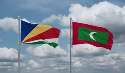 Seychelles and Maldives flag (Photo/Shutterstock)
