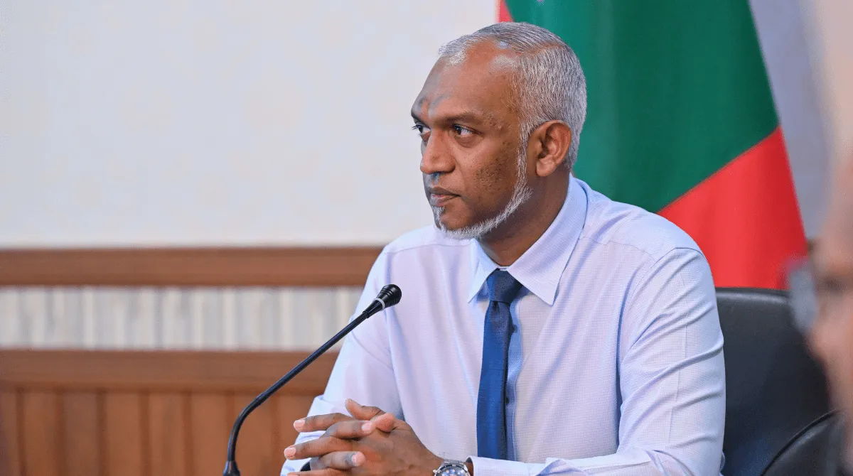 President Dr. Muizzu in a cabinet meeting (Photo/President's Office)