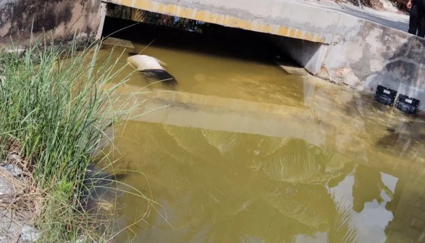 Deceased man found in the lake (Photo/Addu Live)