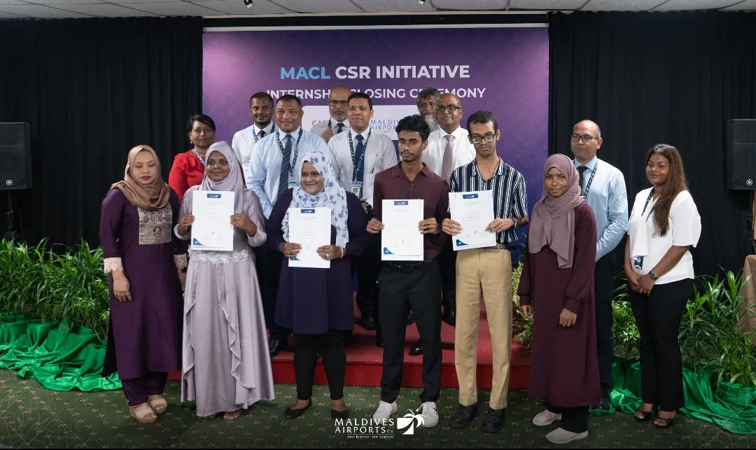 ނުކުޅެދުންތެރިކަން ހުންނަ ކުދިންނަށް، އެމް.އޭ.ސީ.އެލް އިން ބޭއްވި އިންޓާންޝިޕް ޕްރޮގްރާމް ނިންމާލައިފި