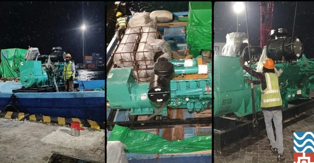 އައްޑޫގެ ކަރަންޓް މައްސަލަ ހައްލުކުރަން އިތުރު ޖަނަރޭޓަރު ސެޓެއް ފޮނުވައިފިި!