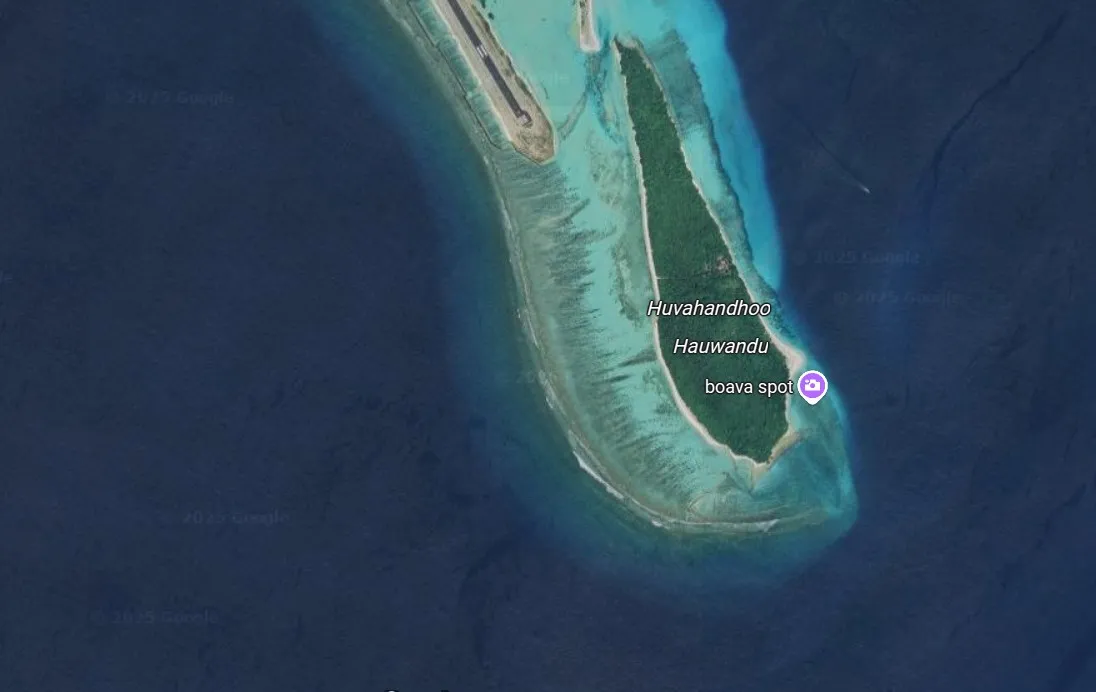 ހއ.ހުވަހަންދޫ... ފޮޓޯ: ގޫގުލްމެޕް