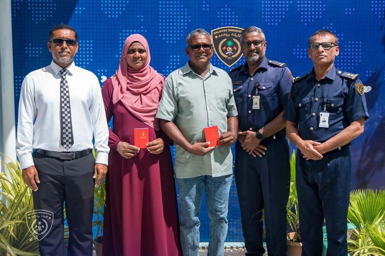 From the launch of passport services in Dharavandhoo (Photo/Maldives Immigration)