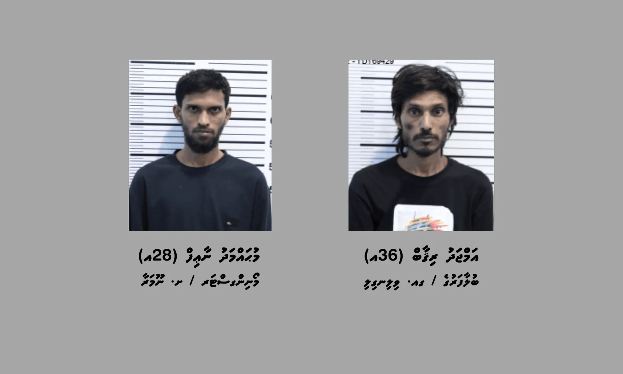 ގިނަ އަދަދެއްގެ ޑްރަގާއި 80،000 ރުފިޔާއާއެކު ދެ ޒުވާނަކު ހައްޔަރު ކޮށްފި