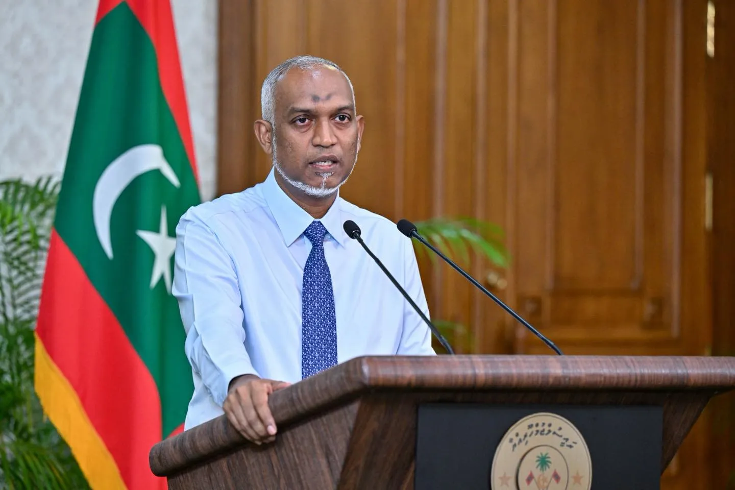 ރައީސުލްޖުމްހޫރިއްޔާ ޑރ. މުޙައްމަދު މުޢިއްޒު /ފޮޓޯ: ރައީސް އޮފީސް