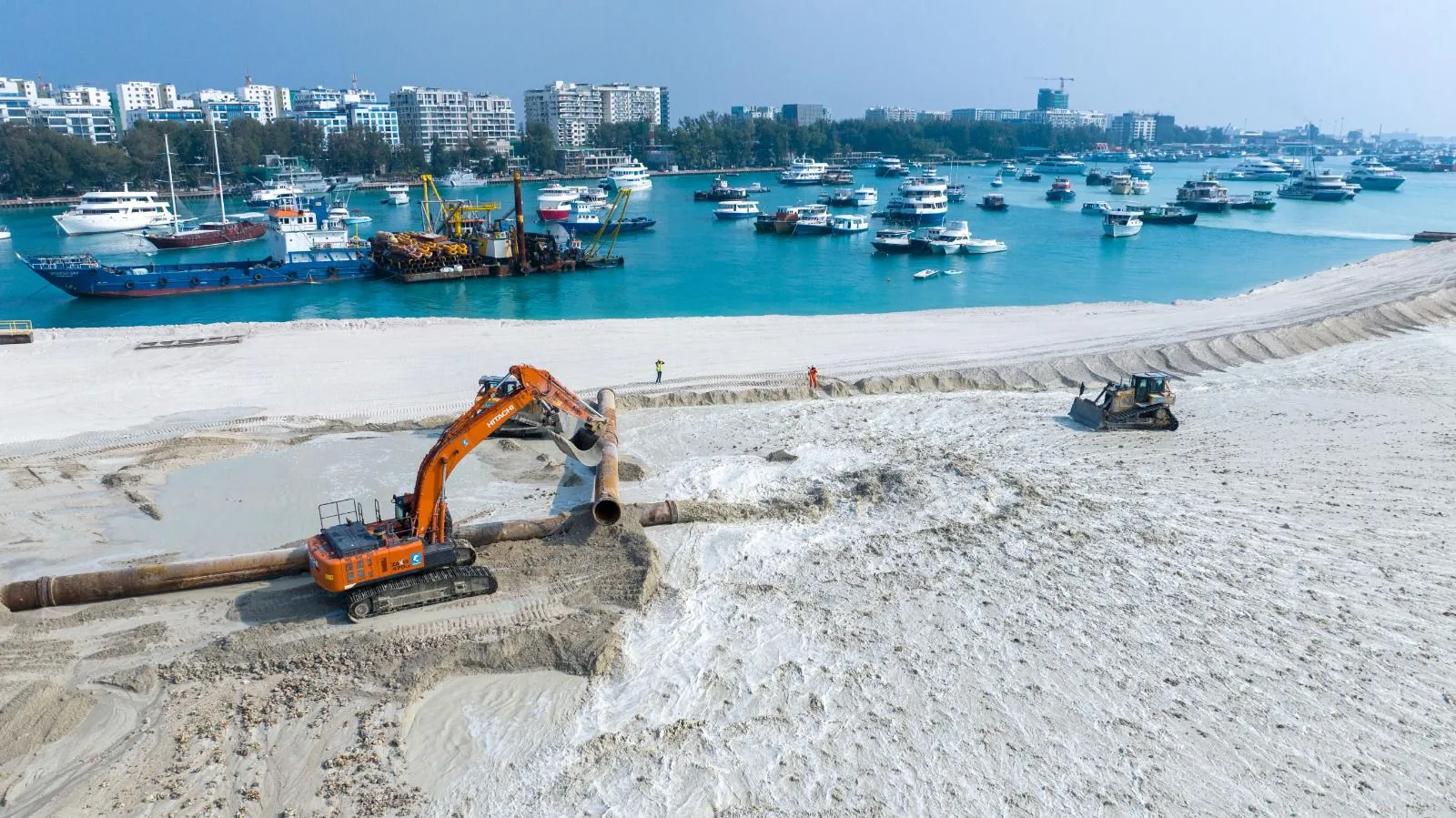 Hulhumalé Phase 3 Land Reclamation Project records 98% completion