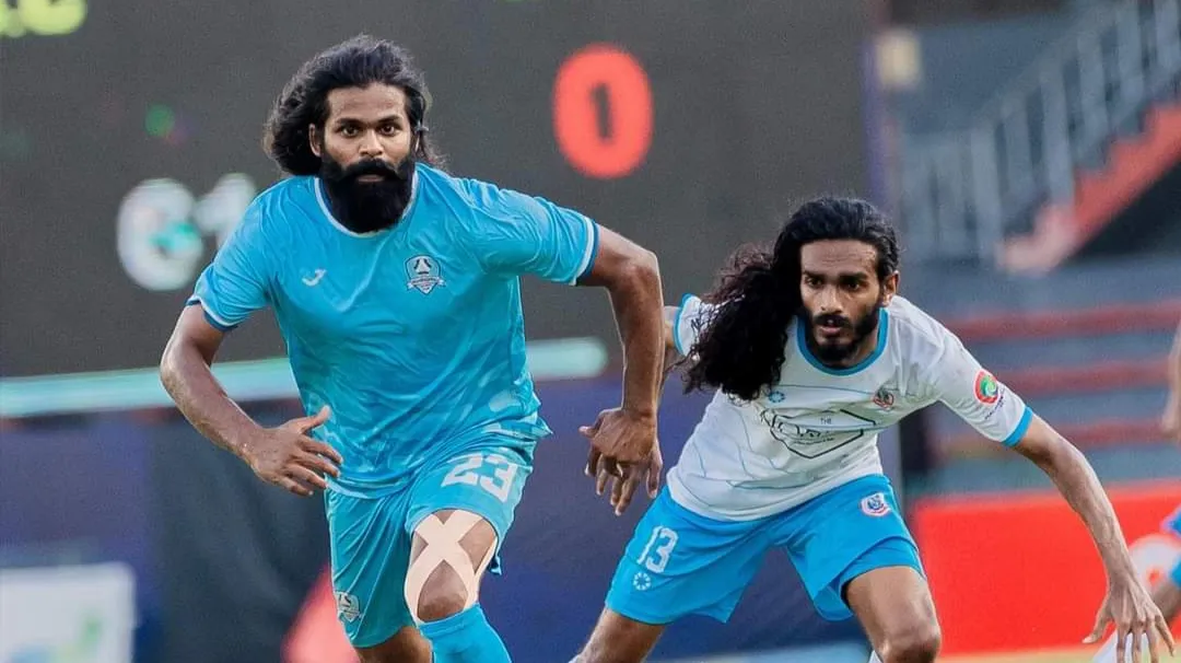 މަހިބަދޫ އާއި މަސްއޮޑި ސްޕޯޓްސް ކުލަބު ވާދަކުރި މެޗުގެ ތެރެއިިން. ފޮޓޯ: ސިޑިބަރި