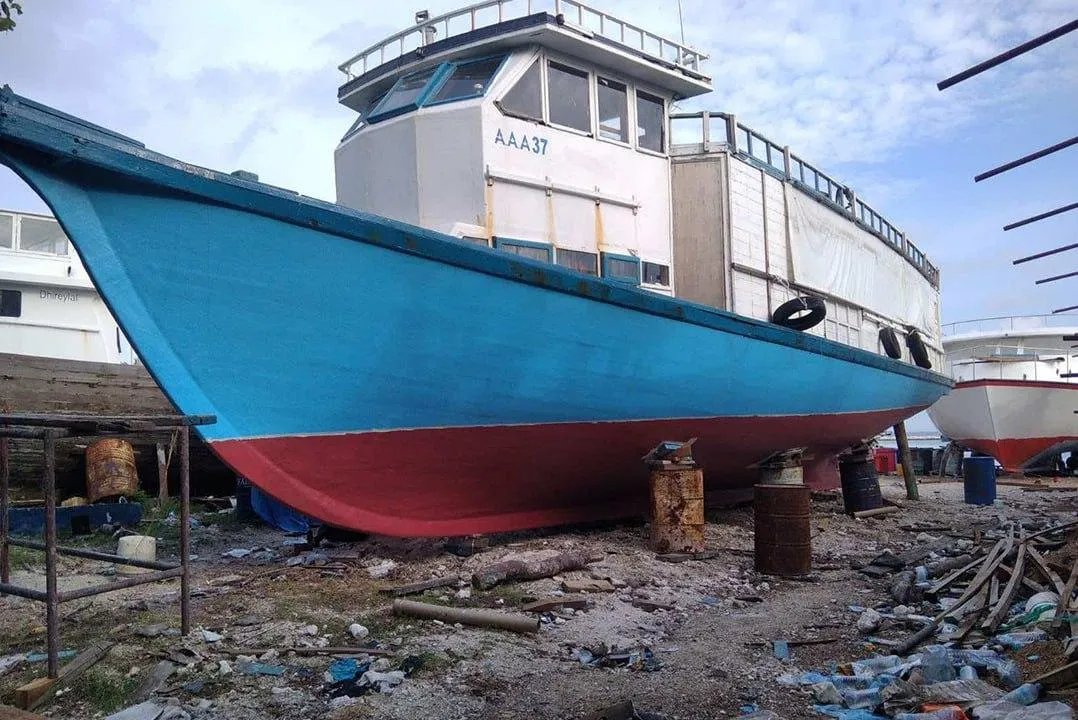 ގެއްލިގެން ހޯދަމުންދާ ދޯނި-- ފޮޓޯ: އެމްއެންޑީއެފް