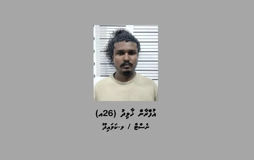 ޕާކުގައި ޖެހުމުން ފިލި ކަމަށް ތުހުމަތު ކުރާ މީހާ -- ފޮޓޯ: ޕޮލިސް