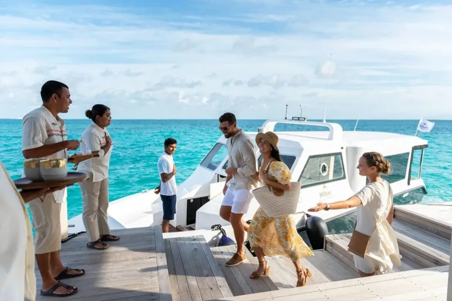 Tourists arriving to Resorts (Photo/The islanchief)