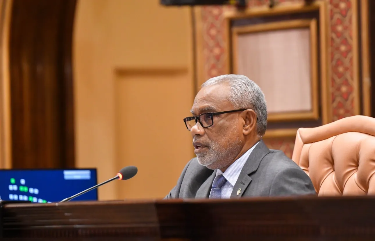 މަޖިލީހުގެ ރައީސް އަބްދުއްރޙީމް އަބްދުالله: ފޮޓޯ/ މަޖިލިސް