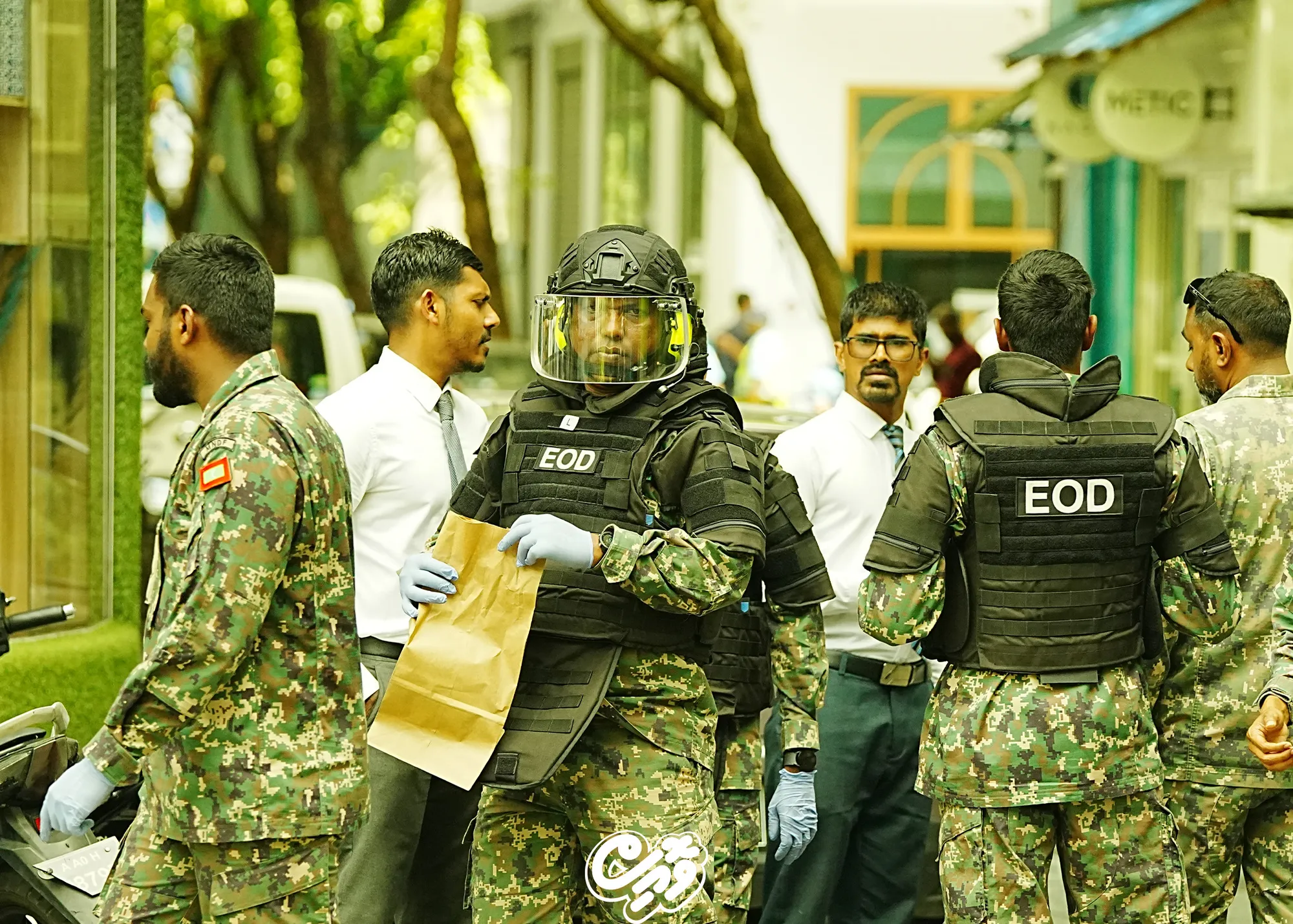 ވޭން އޮތް ސަރަހައްދުގައި އެމްއެންޑީއެފުން ހަރަކާތްތެރިވަނީ-- ފޮޓޯ: ވޮއިސް