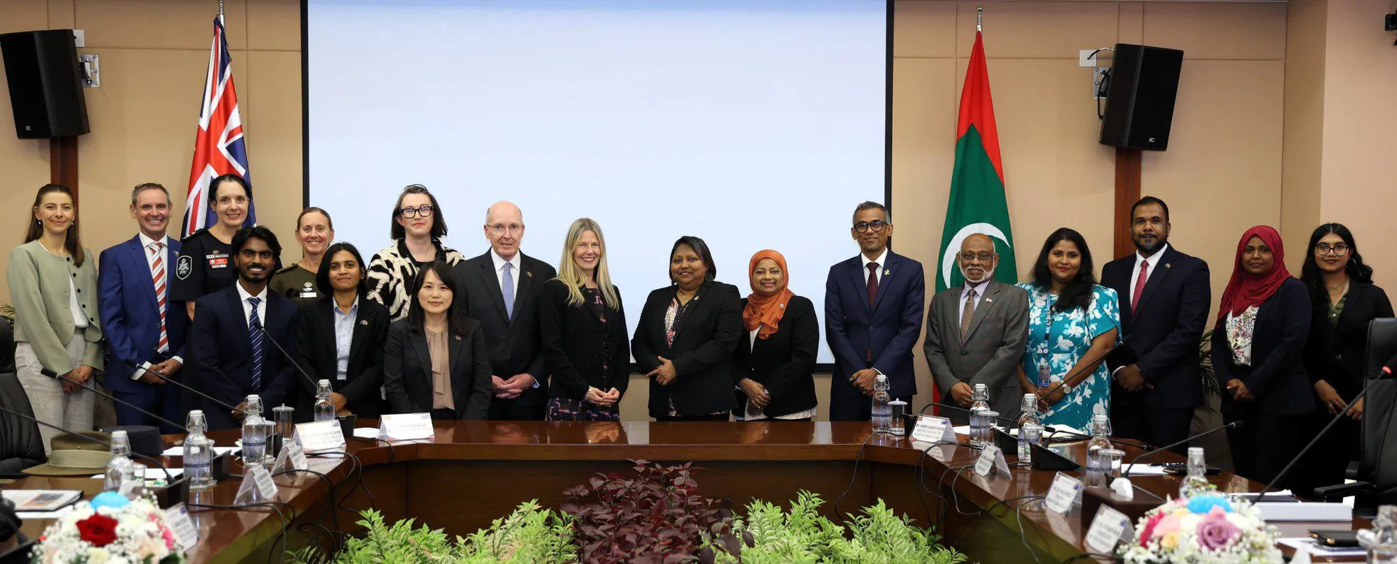 During the discussions conducted between Maldives and Australia (Photo/Ministry of Foreign Affairs)