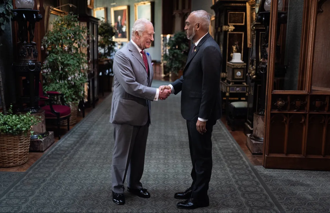 President Dr. Muizzu meeting with King Charles III (Photo/Royal Family)