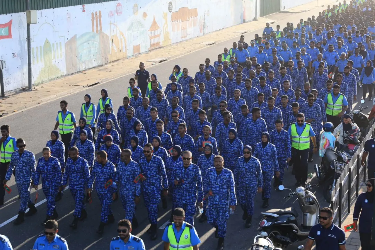 މިއަދު ކުރިއަށްގެންދިޔަ ހިނގާލުމުގެ ތެރެއިން - ފޮޓޯ: ޕޮލިސް
