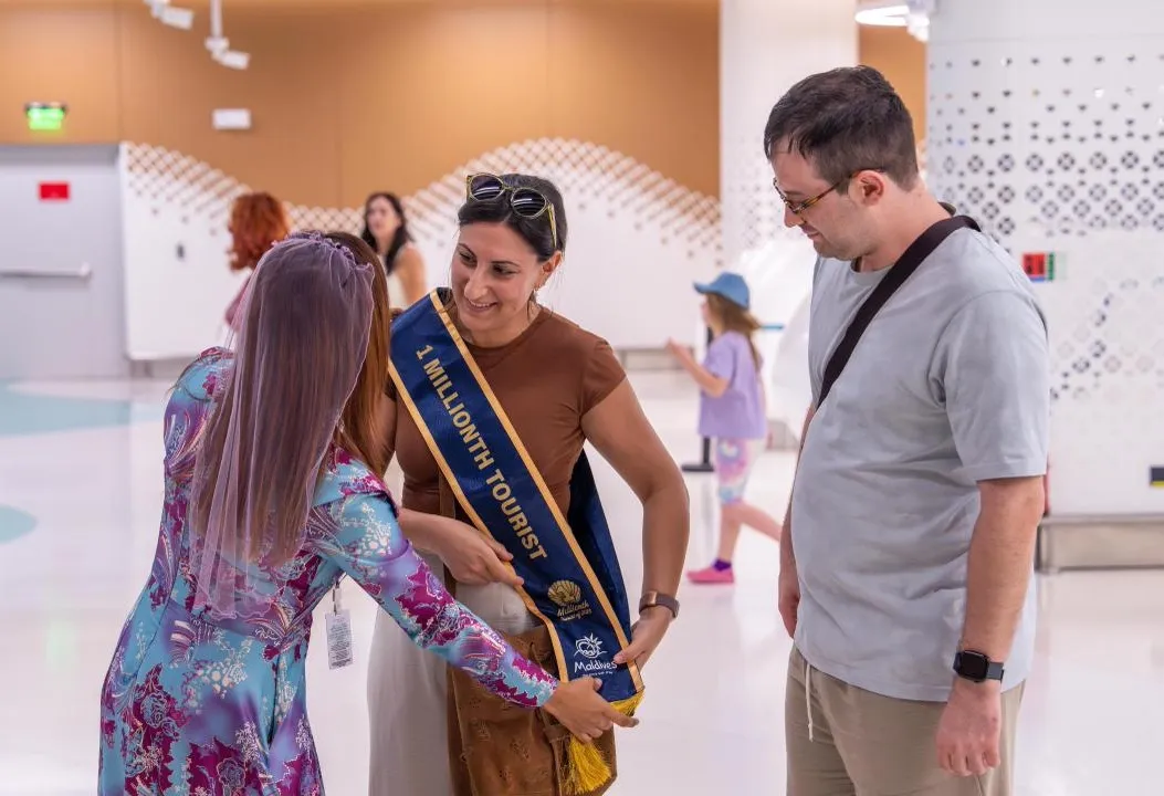 MACL Celebrates Arrival of One Millionth Tourist of 2026 at Velana International Airport