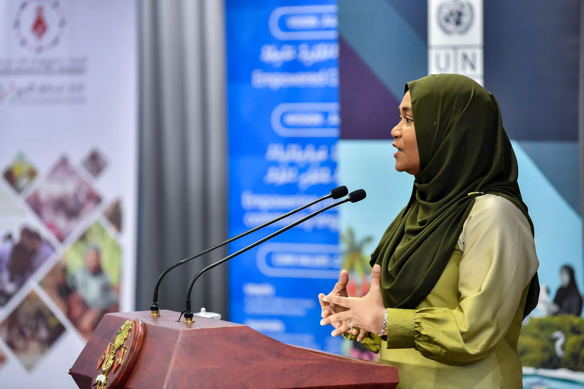 އަންހެނުންނަކީ ސިޔާސަތުތައް ކަނޑެއެޅުމުގައި މުހިންމު ދައުރެއް އަދާކުރަން ޖެހޭ ބައެއް: މެޑަމް ސާޖިދާ