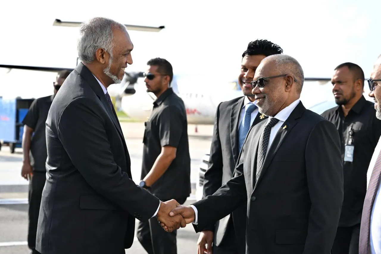 President Dr. Muizzu after attending SIDS4 conference  (Photo/President’s office)