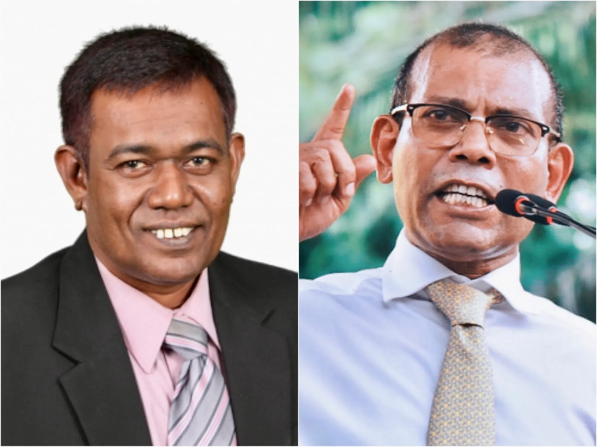 ރައީސް ނަޝީދު (ކ) އިބްރާހިމް އިސްމާއީލް (ވ)