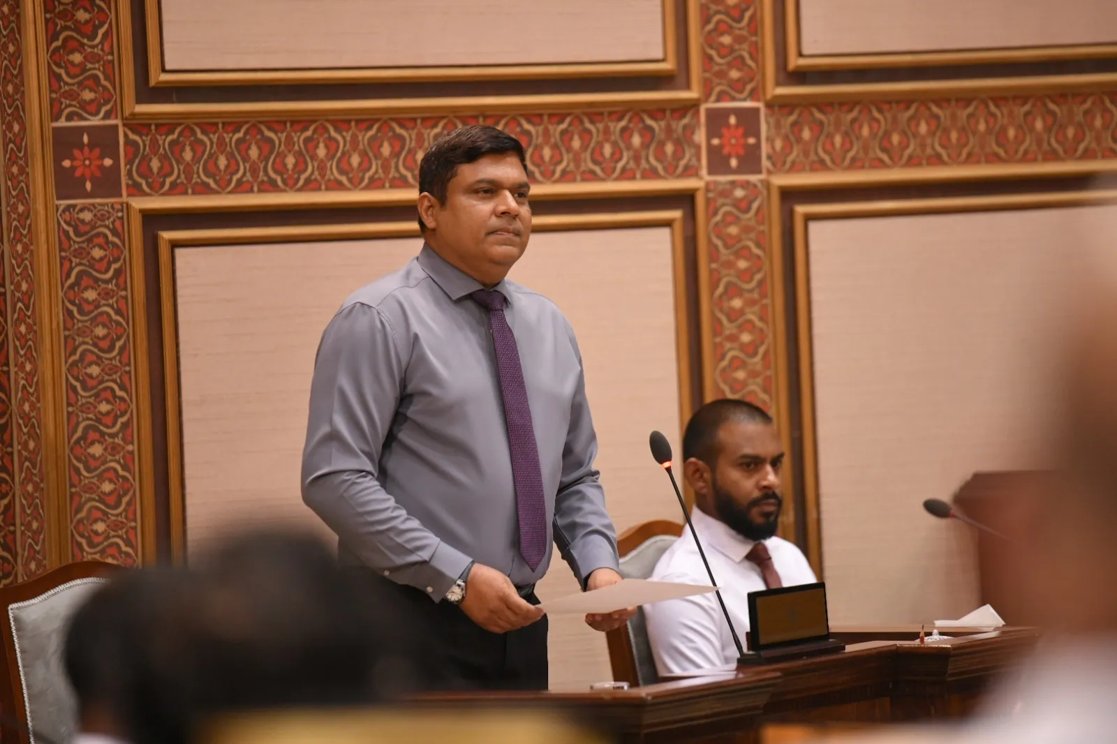 ވަޒީރު މުޙައްމަދު އަމީން: ފޮޓޯ/ މަޖިލިސް