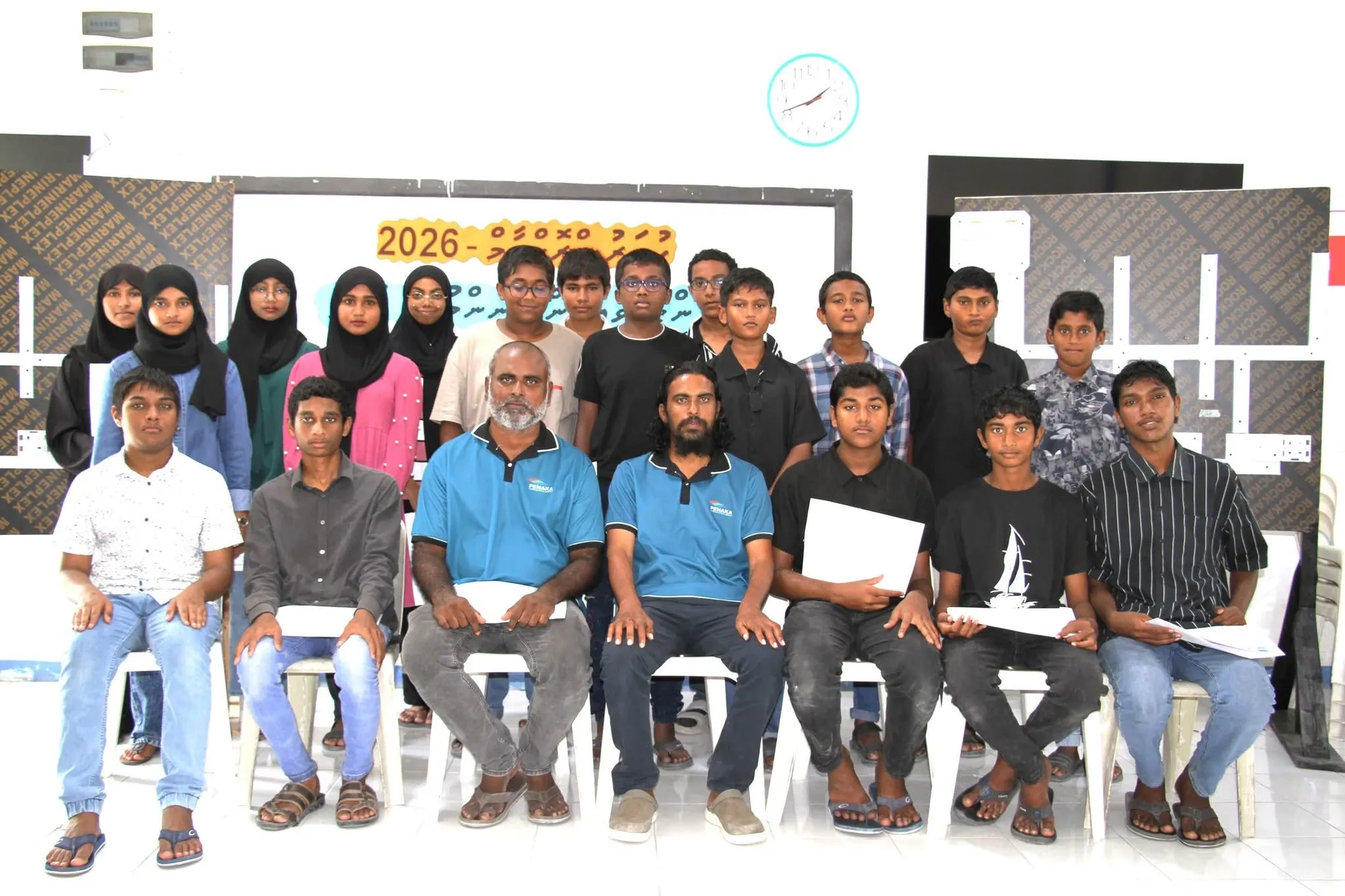 އިނގުރައިދޫ ސްކޫލުގެ ދަރިވަރުންނަށް ކަރަންޓު ވައިރުކުރަން ދަސްކޮށްދީފި