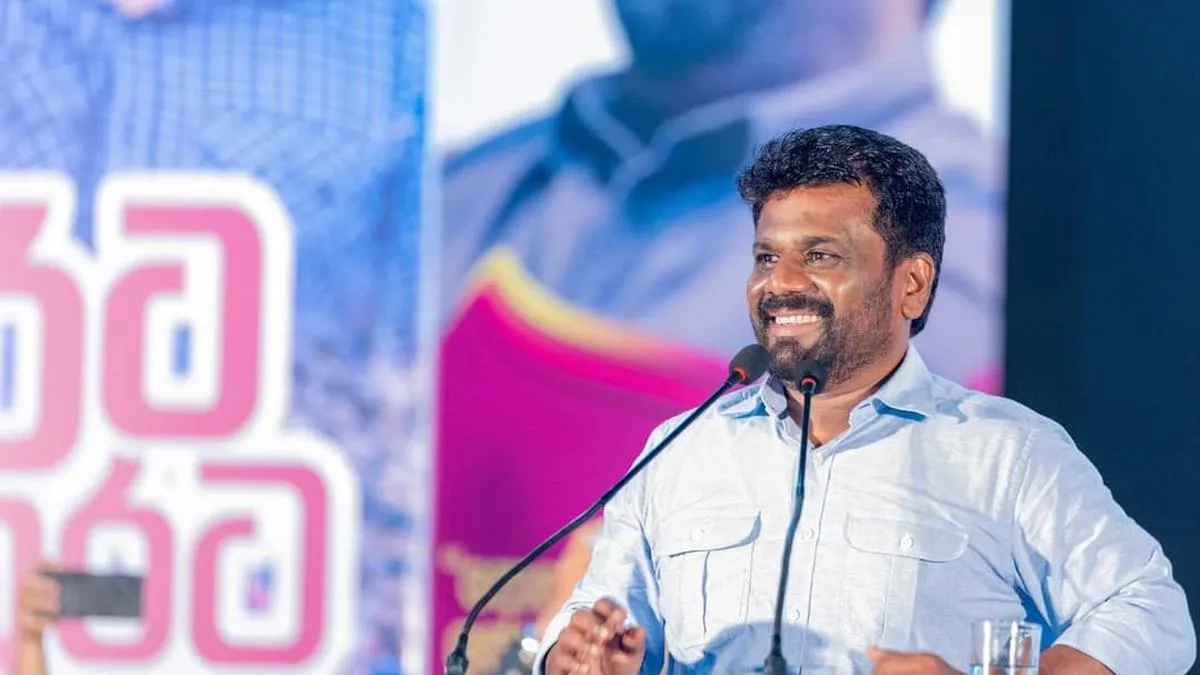 އިންތިޚާބީ ރައީސް އަނޫރަ ކުމާރަ ދިސަނާޔަކެ -- ފޮޓޯ: ބީބީސީ