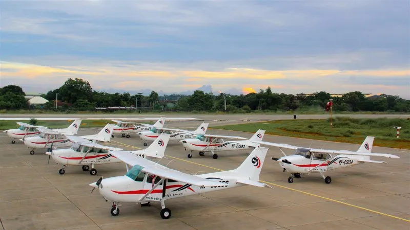 Planes used in a Philippines flight academy (Photo/Best aviation)