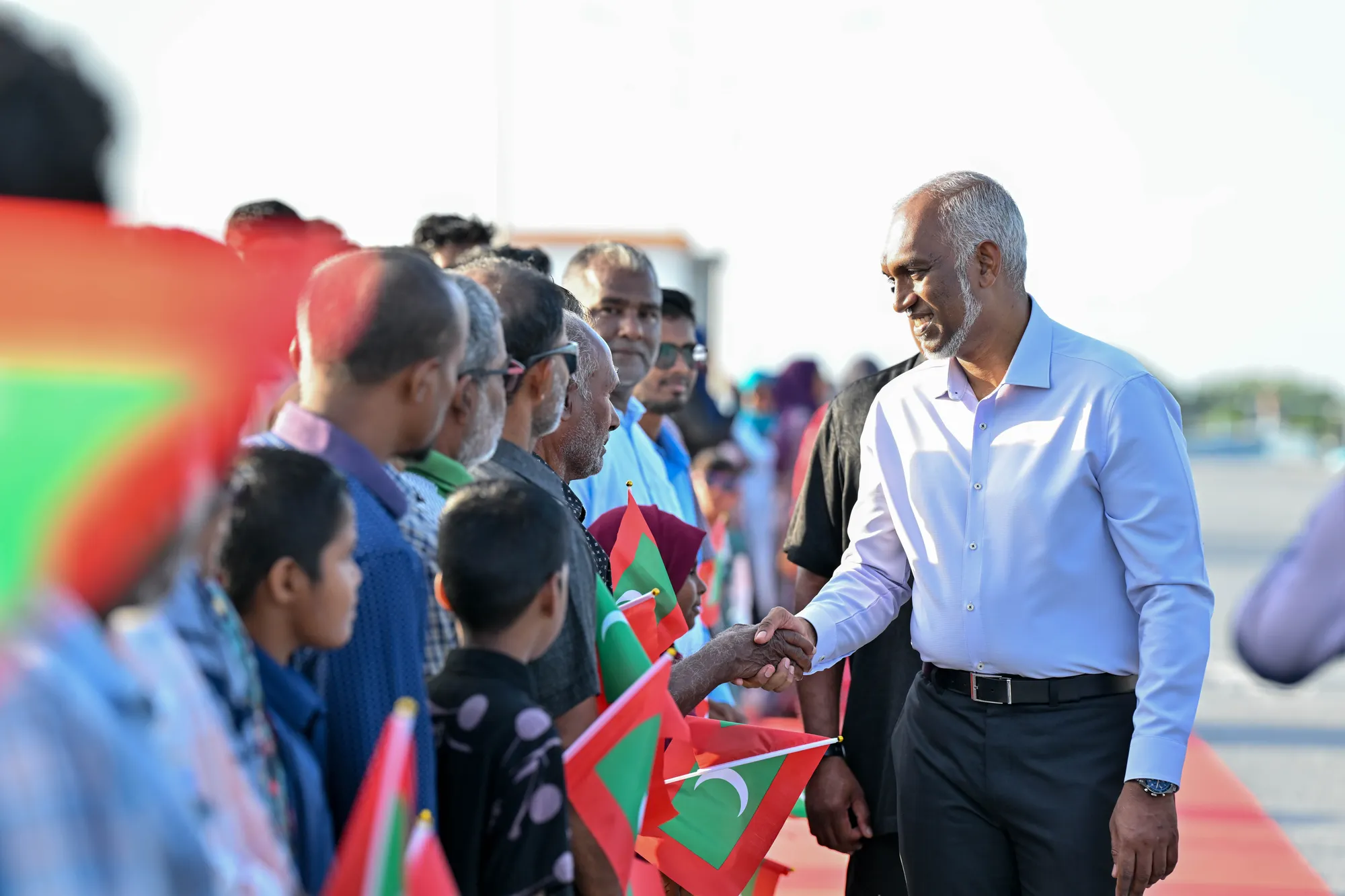 ރައީސް އަތޮޅުތެރޭގެ ރަށަކަށް ވަޑައިގަތުން