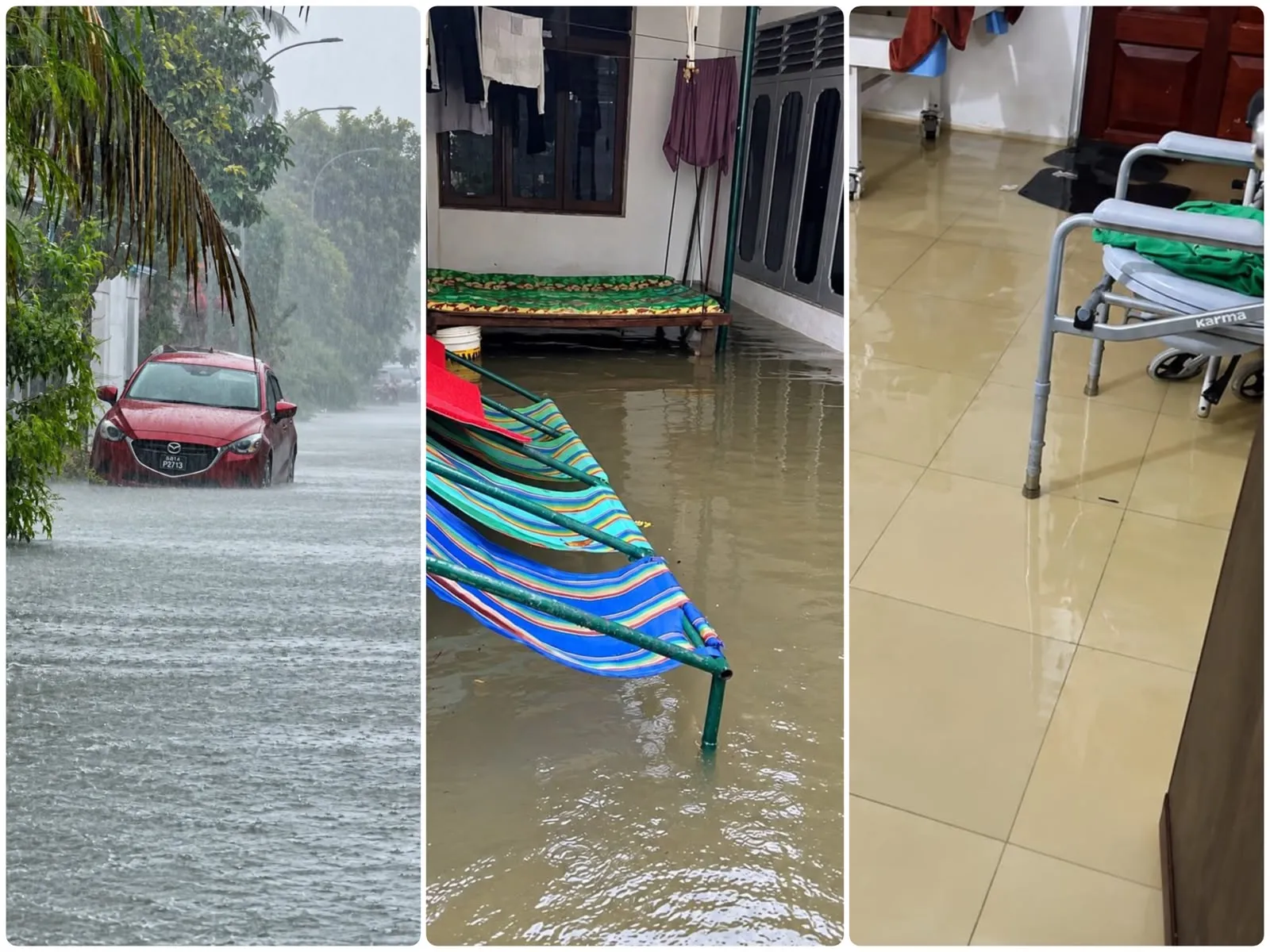 ފޭދުޭގައި ފެންބޮޑުވެފައި