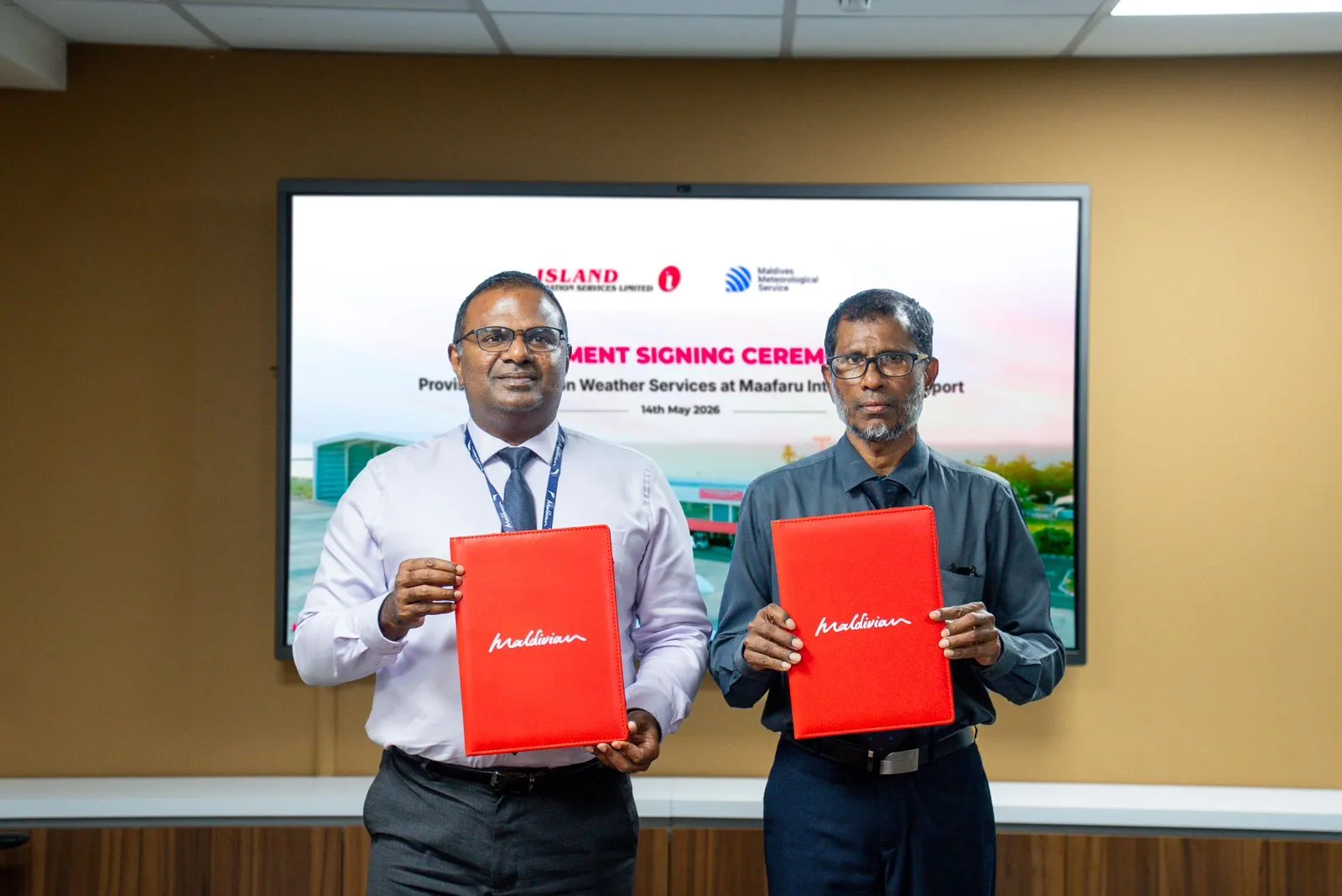 Maldivian and MMS Sign MOU to Strengthen Aviation Weather Services at Maafaru