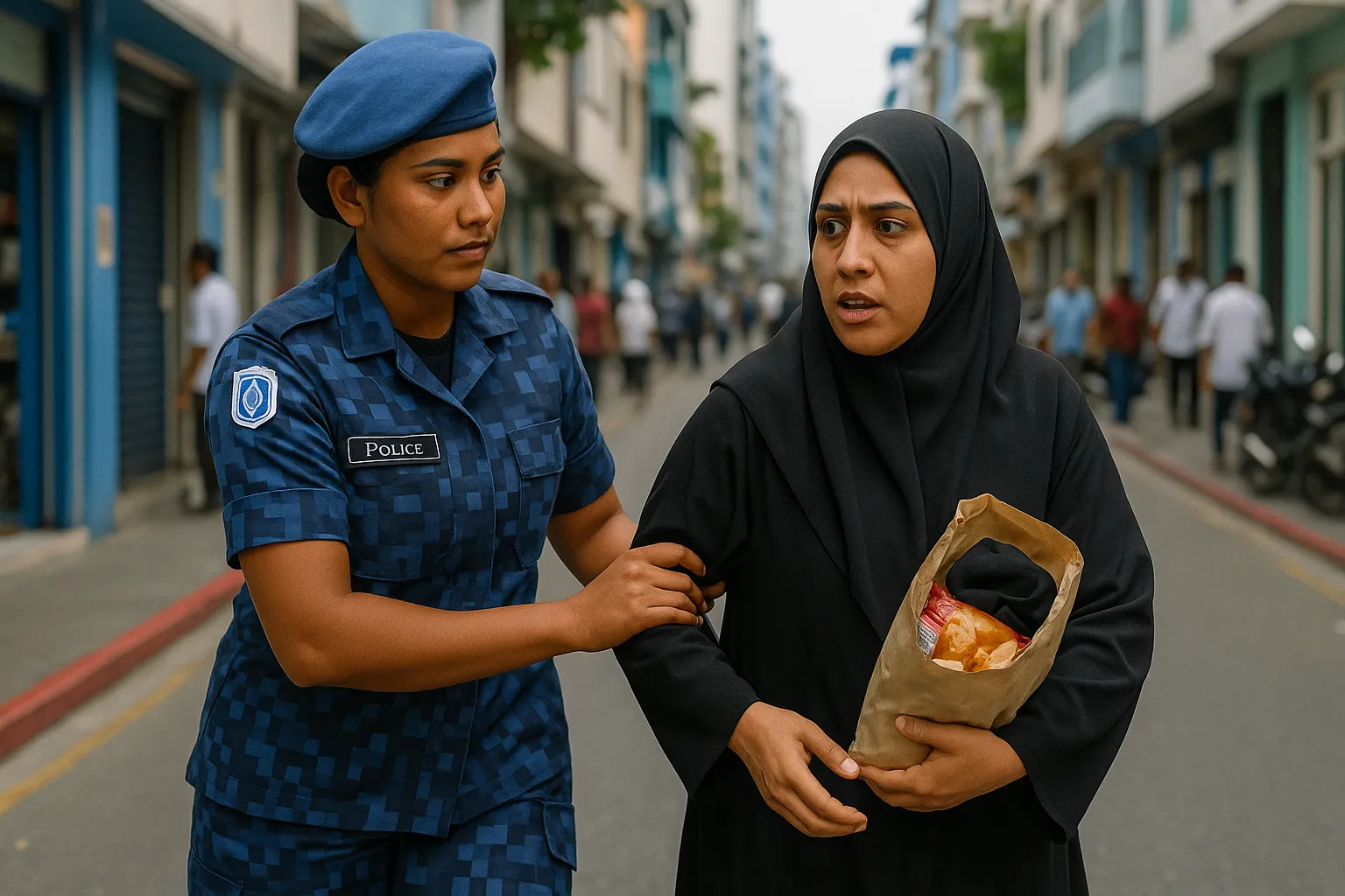 މަންޒަރު ސިފަކޮށްދިނުމަށް ދުވަހުން ތައްޔާރުކޮށްފައިވާ އޭއައި ފޮޓޯއެއް -