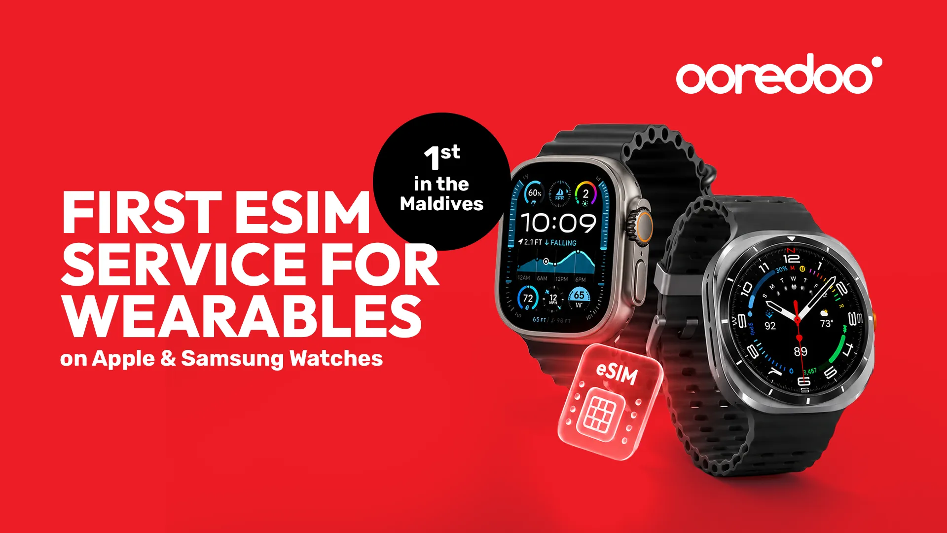Ooredoo Maldives: First in Maldives to introduce eSIM services to both Apple and Samsung 