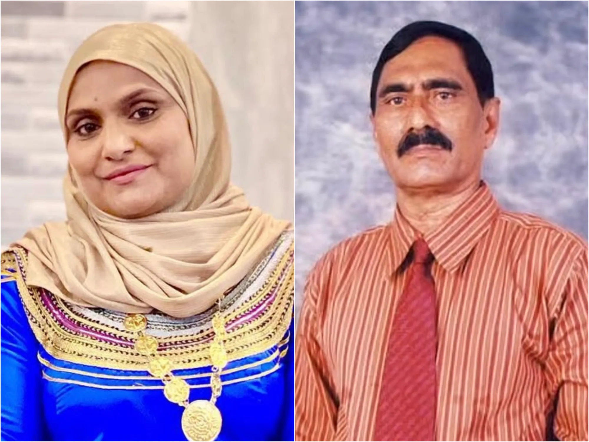 ޝީލާ ނަޖީބު (ވ) އަދި އޭނާގެ ބައްޕަ ނަޖީބު (ކ)