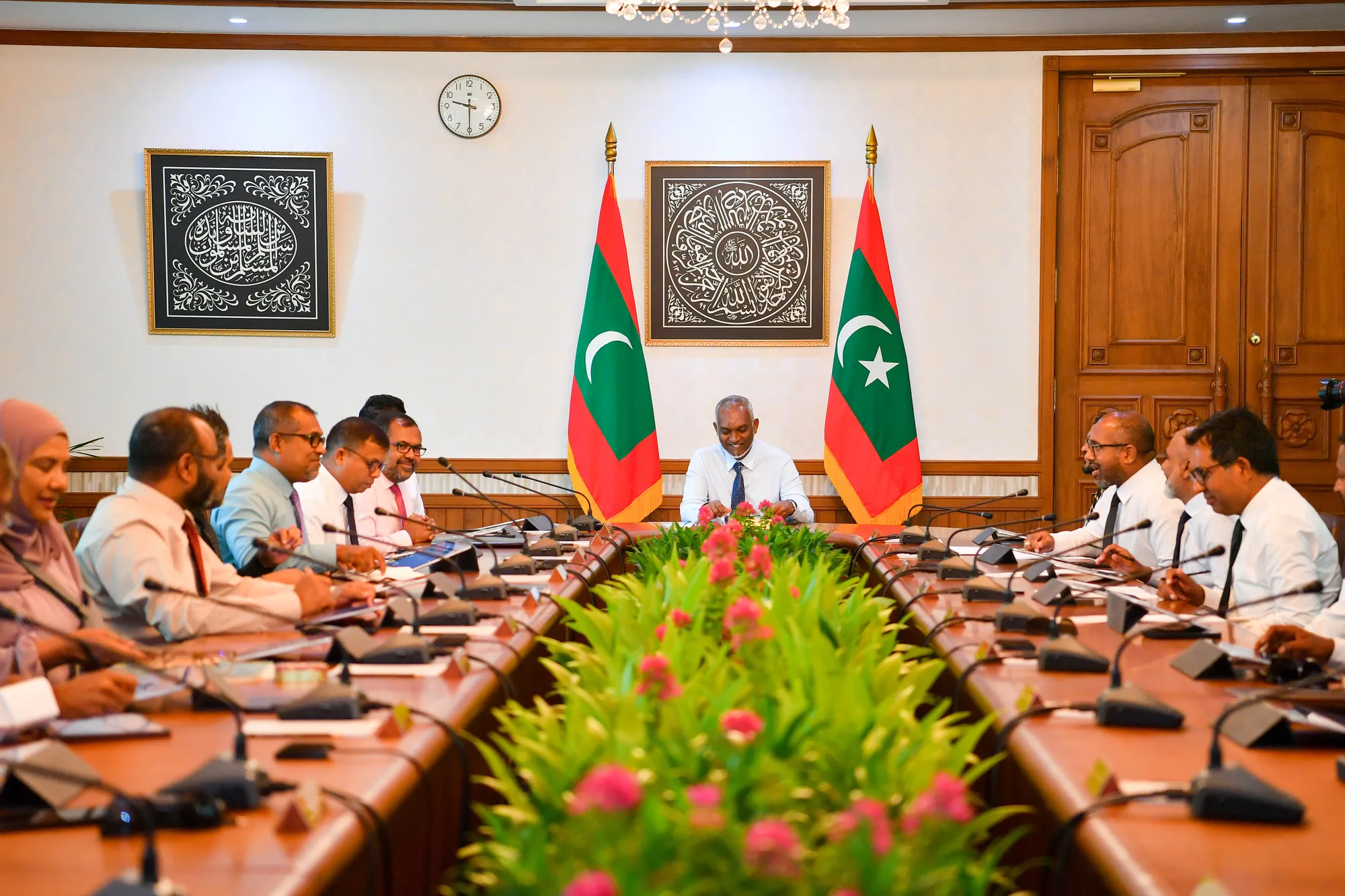 ކެބިނެޓް ބައްދަލުވުން--- ފޮޓޯ: ރައީސް އޮފީސް