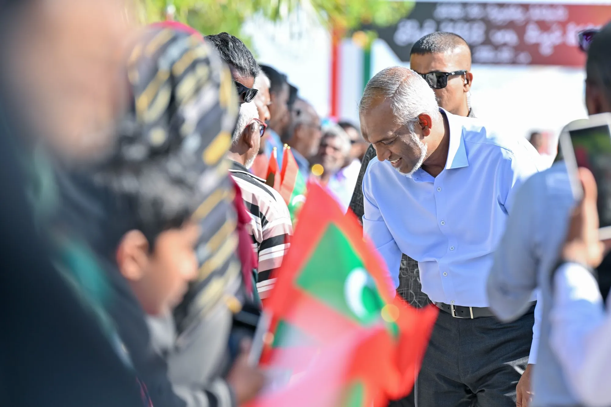 ރައީސް ޑރ.މުއިއްޒު، ދ.މާއެނބޫދޫއަށް ވަޑައިގެންފި