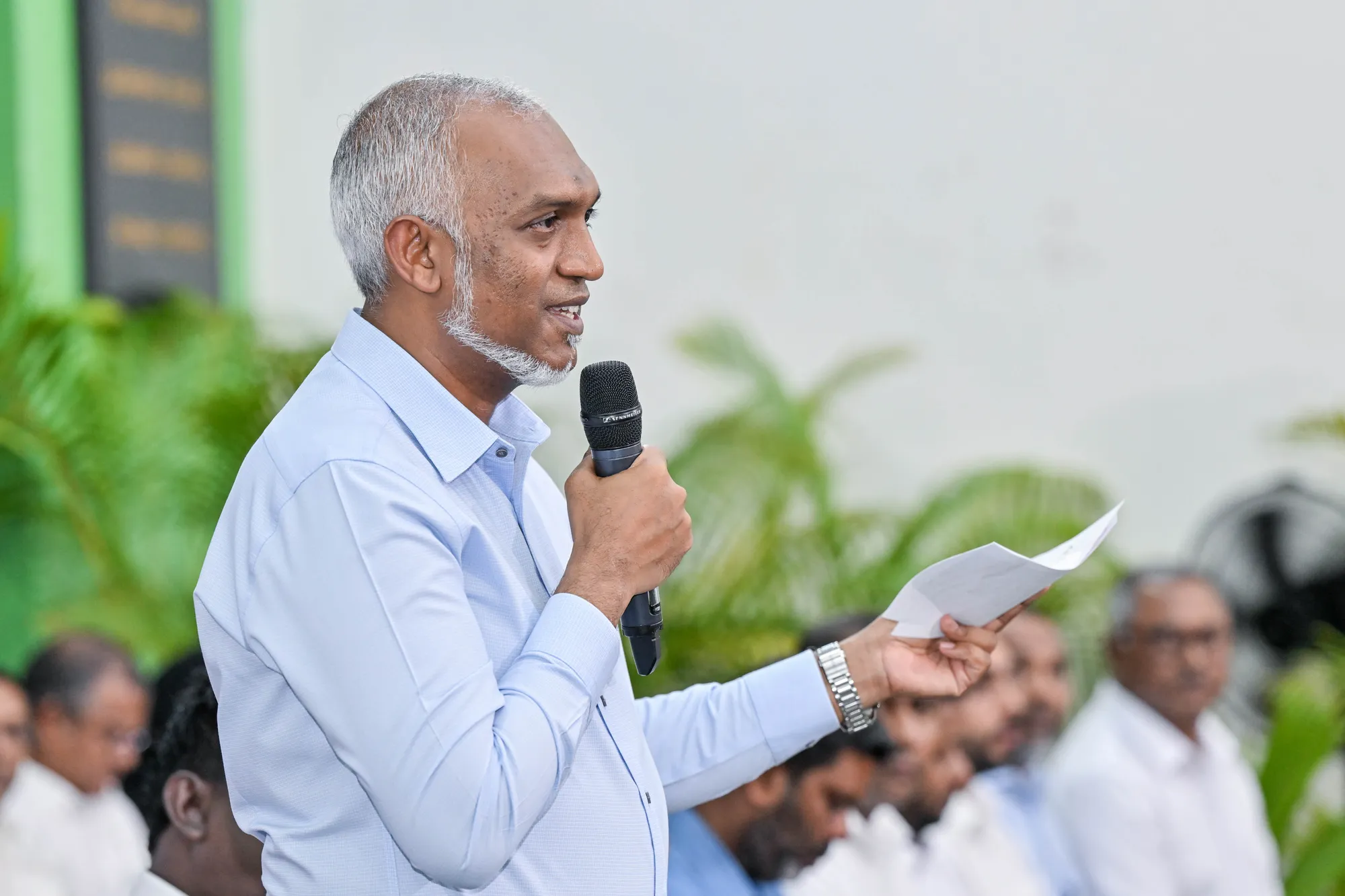 މިރޭގެ ޖަލްސާގައި ރައީސް ވާހަކަފުޅު ދައްކަވަނީ -- ފޮޓޯ: ރައީސް އޮފީސް
