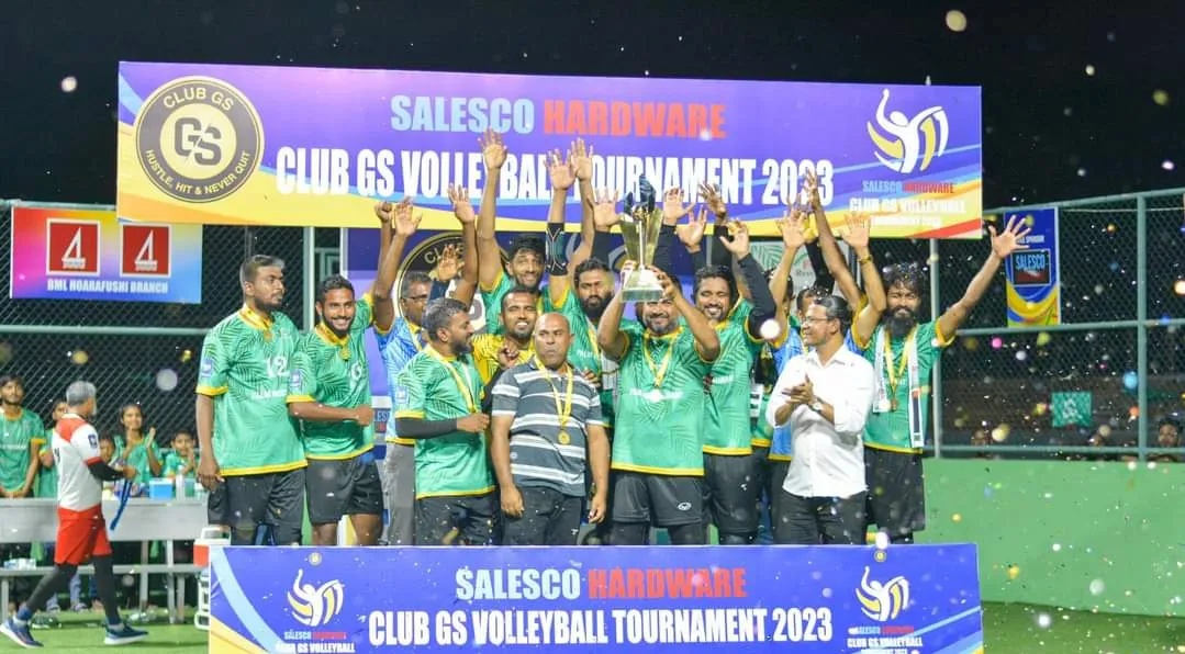 ޓީމު ހިޔާ ބަލިކޮށް، ޖީއެސް ވޮލީބޯޅަ ޓޯނަމަންޓް 2023 ގެ ޗެމްޕިއަންކަން ޕާމް އިން ހޯދައިފި