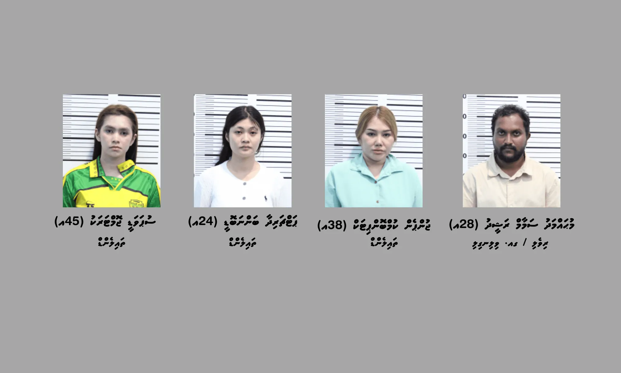 ހަށިވިއްކާކަމުގެ ތުހުމަތުގައި ހައްޔަރުކުރި ހަތަރު މީހުން