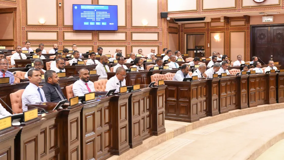 ރައްޔިތުންގެ މަޖިލީހުގެ ޖަލްސާއެއް -- ފޮޓޯ: މަޖިލިސް