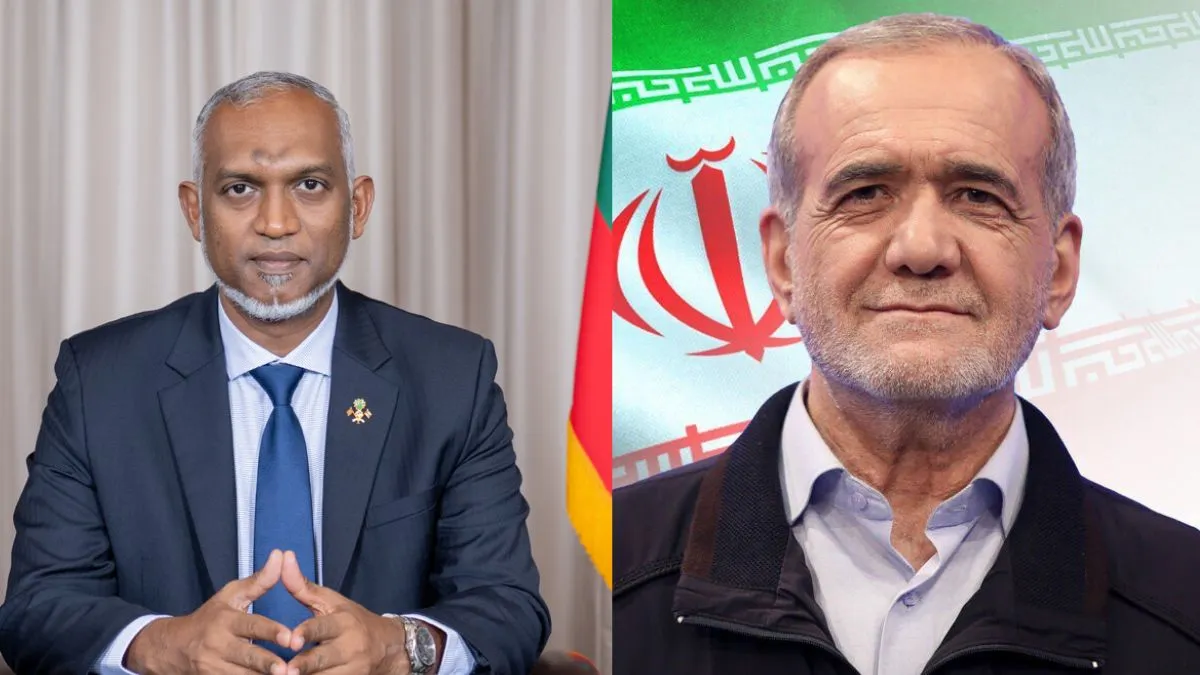 President Dr. Muizzu and Iran’s newly elected president Masoud Pezeshkian