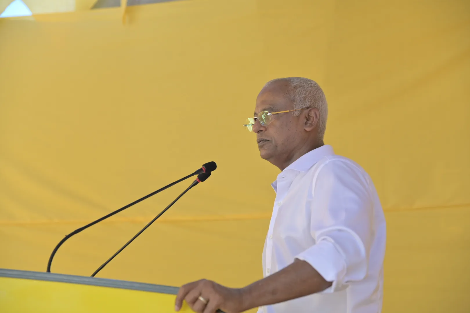 އަމާޒަކީ 141 ރަށުގައި ފެނާއި ނަރުދަމާގެ މަސައްކަތް މިއަހަރު ނިންމުން: ރައީސް