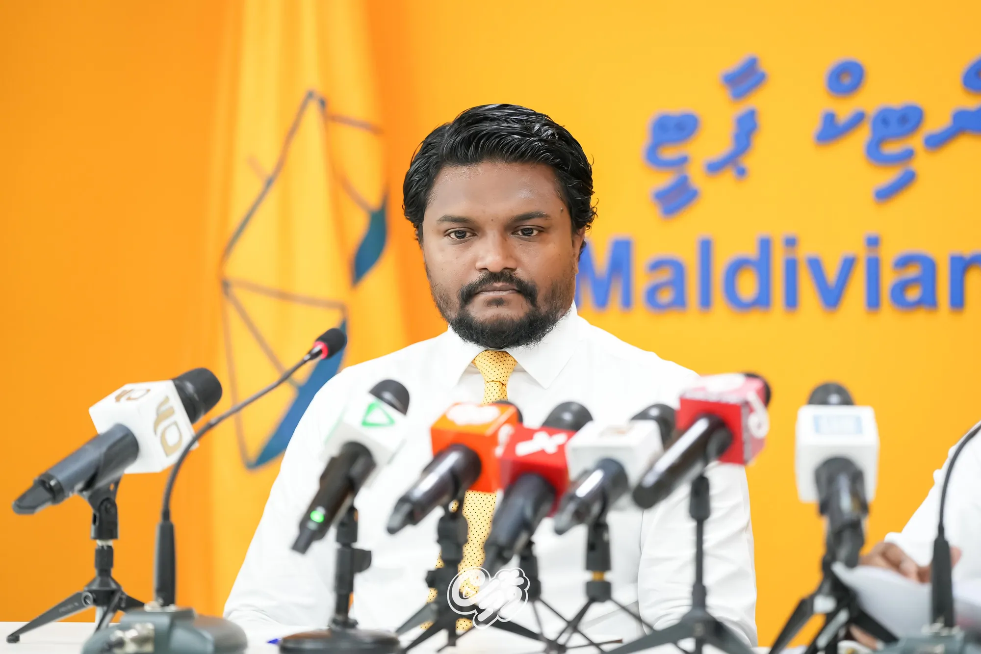 އެމްޑީޕީން މިއަދު ބޭއްވި ނޫސްވެރިންގެ ބައްދަލުވުނުގެ ތެރެއިން: ފޮޓޯ/ ވޮއިސް