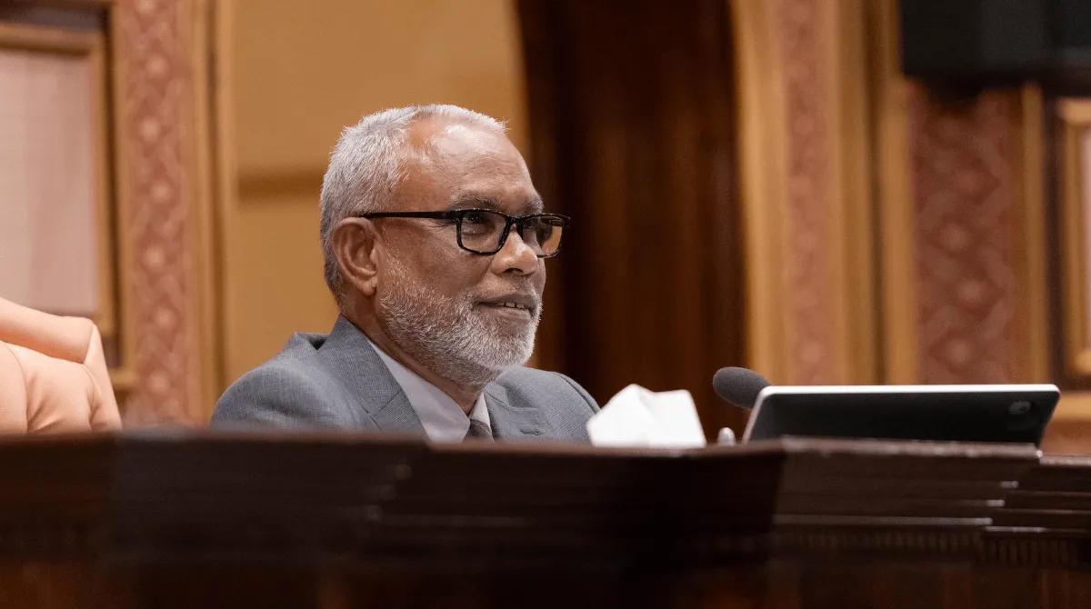 Speaker of Parliament Abdul Raheem Abdulla (Photo/People's Majlis)