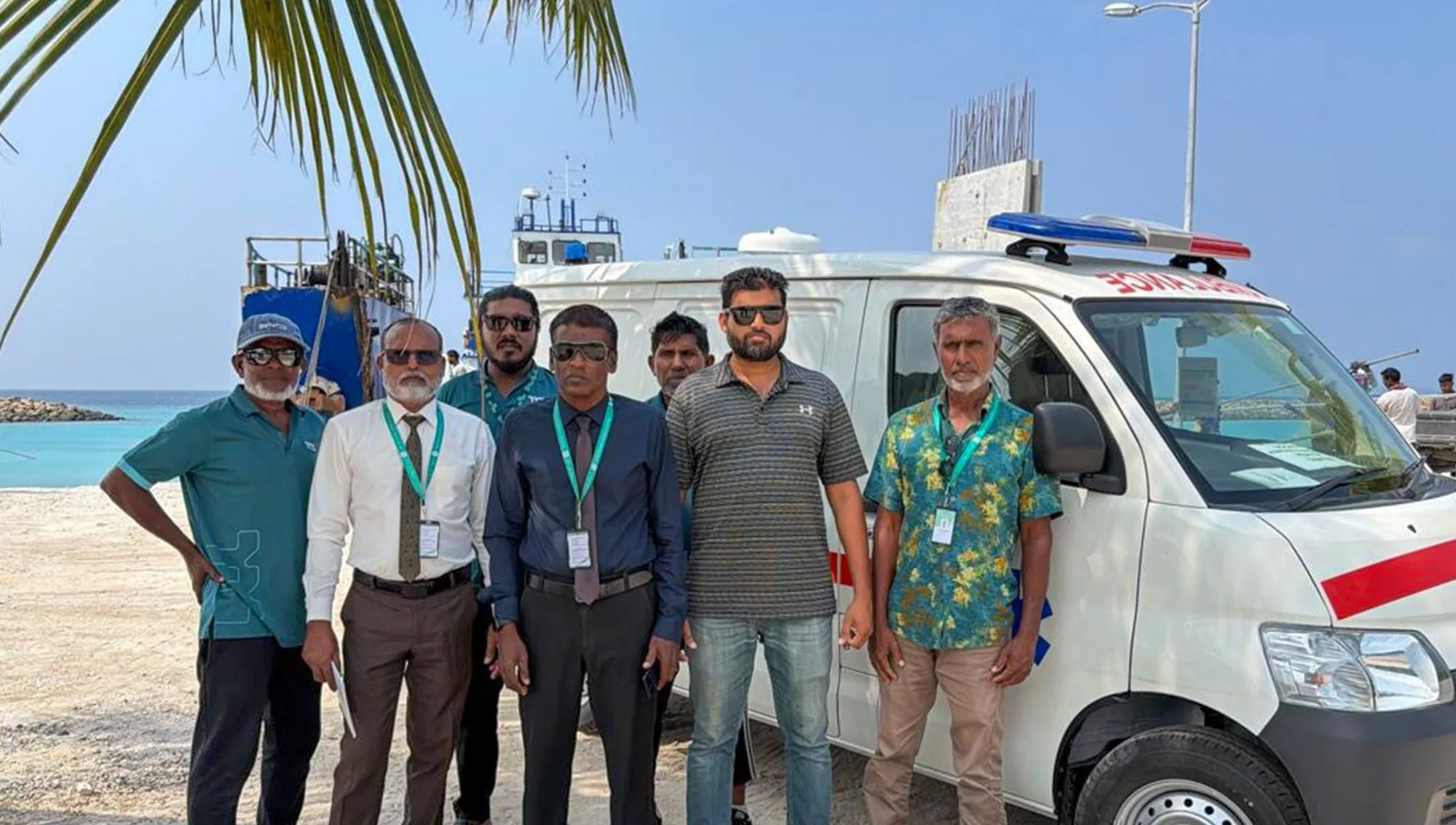 During the handover of Ambulance (Photo/MPL)