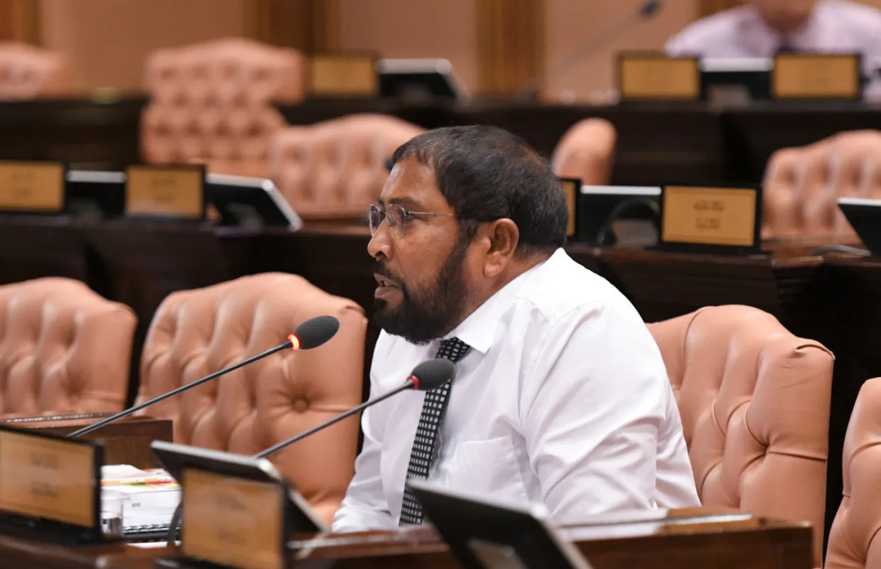 ޖުމްހޫރީ ޕާރޓީގެ ލީޑަރު އަދި މާމިނގިލީ ދާއިރާގެ މެމްބަރު، ޤާސިމް އިބްރާހިމް/ ފޮޓޯ: ވޮއިސް