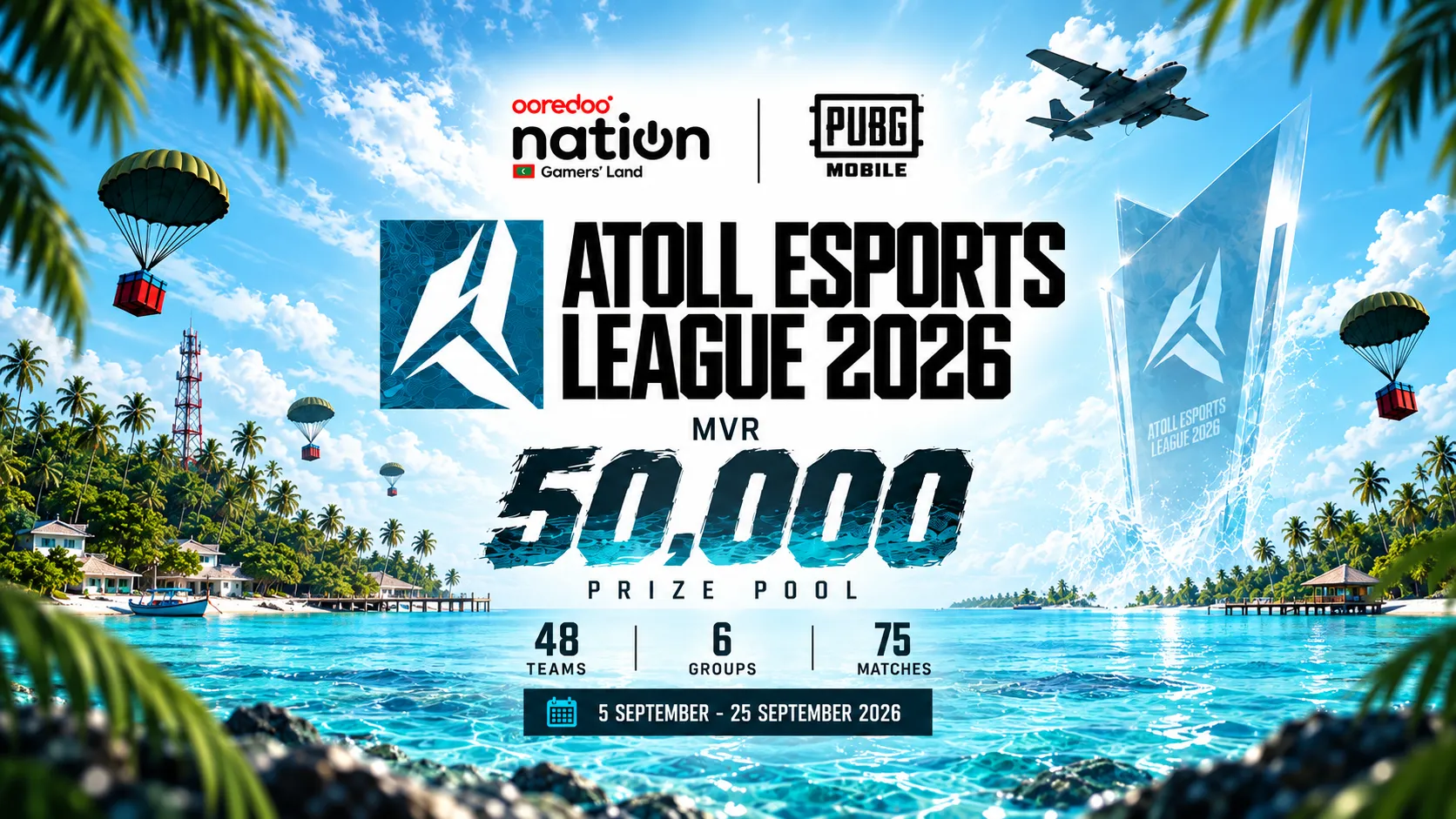 Ooredoo Nation Atoll Esports League 2026 Brings Together 48 Teams from Across the Maldives