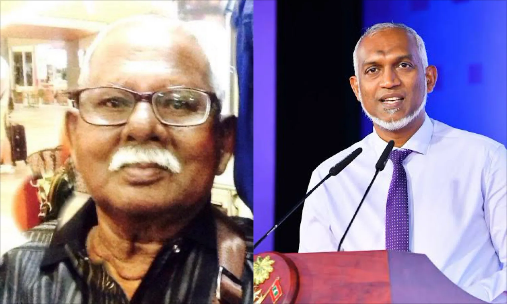 ރައީސް މުޢިއްޒު އާއި ޕީޓްރަލް އަހްމަދު
