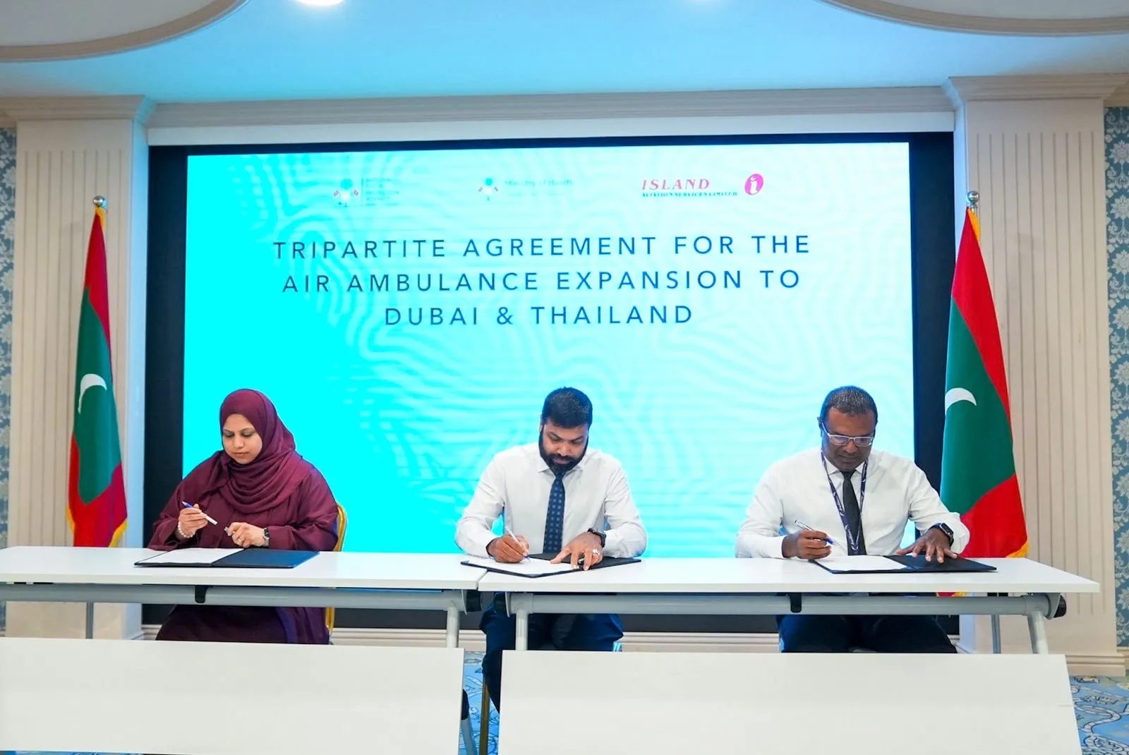 ތައިލެންޑާއި ދުބާއިއަށް އެއާ އެމްބިއުލާންސްގެ ހިދުމަތް ފަށަން ތައްޔާރުވެއްޖެ