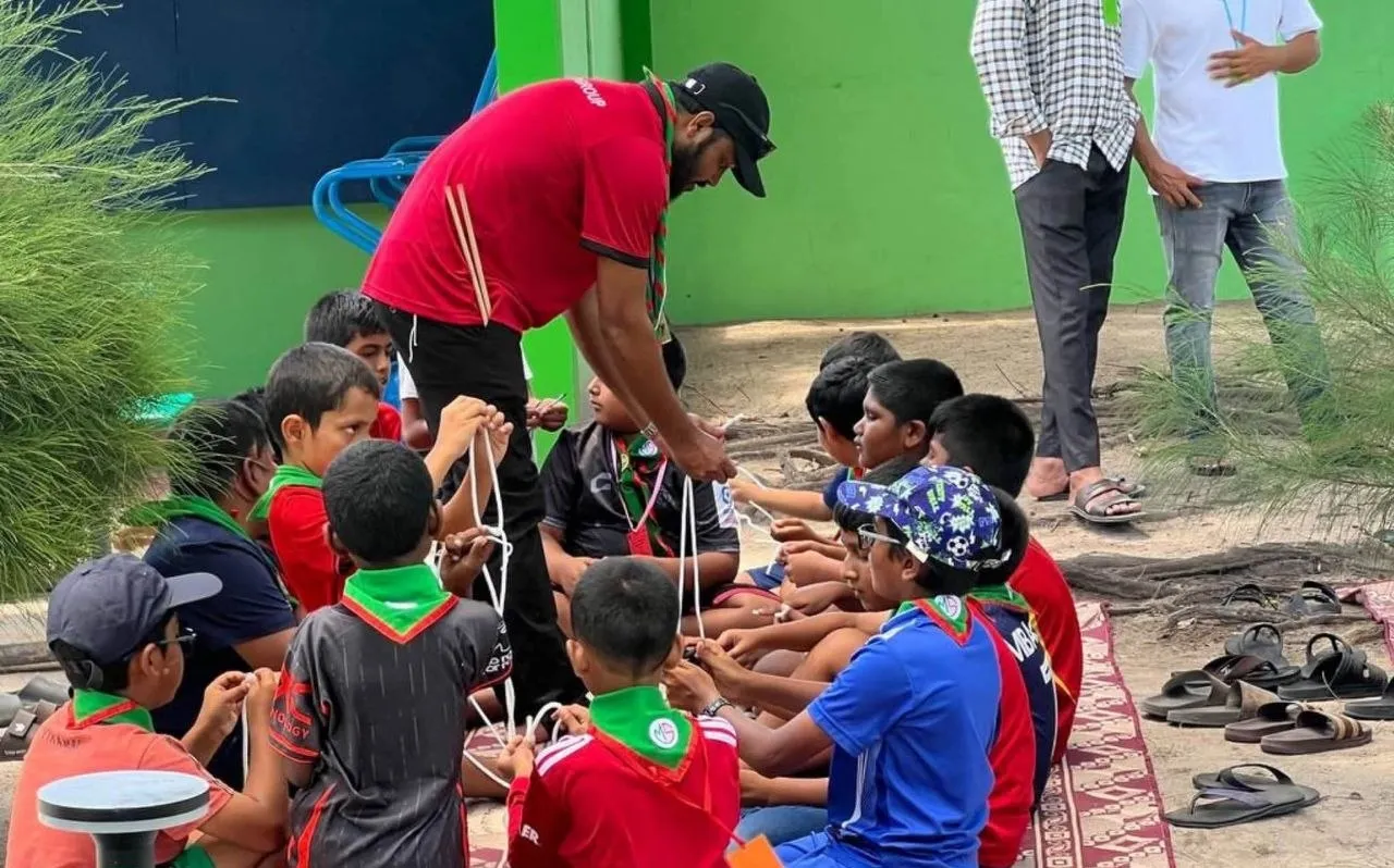 މަޑުއްވަރީ ސްކޫލާއި އިންނަމާދޫ ސުކޫލް ގުޅިގެން ސްކައުންޓް ކޭމްޕެއް ބާއްވައިފި